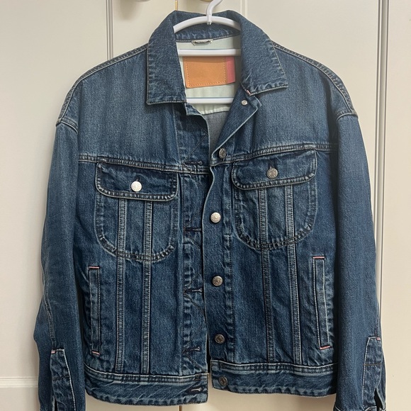 Acne Studios Lamp Mid Blue Denim Jacket Size 34 - Picture 5 of 9